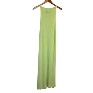 Beulah Style‎ Dress Women Large Lime Green Maxi Knit Beach Coastal Summer Preppy